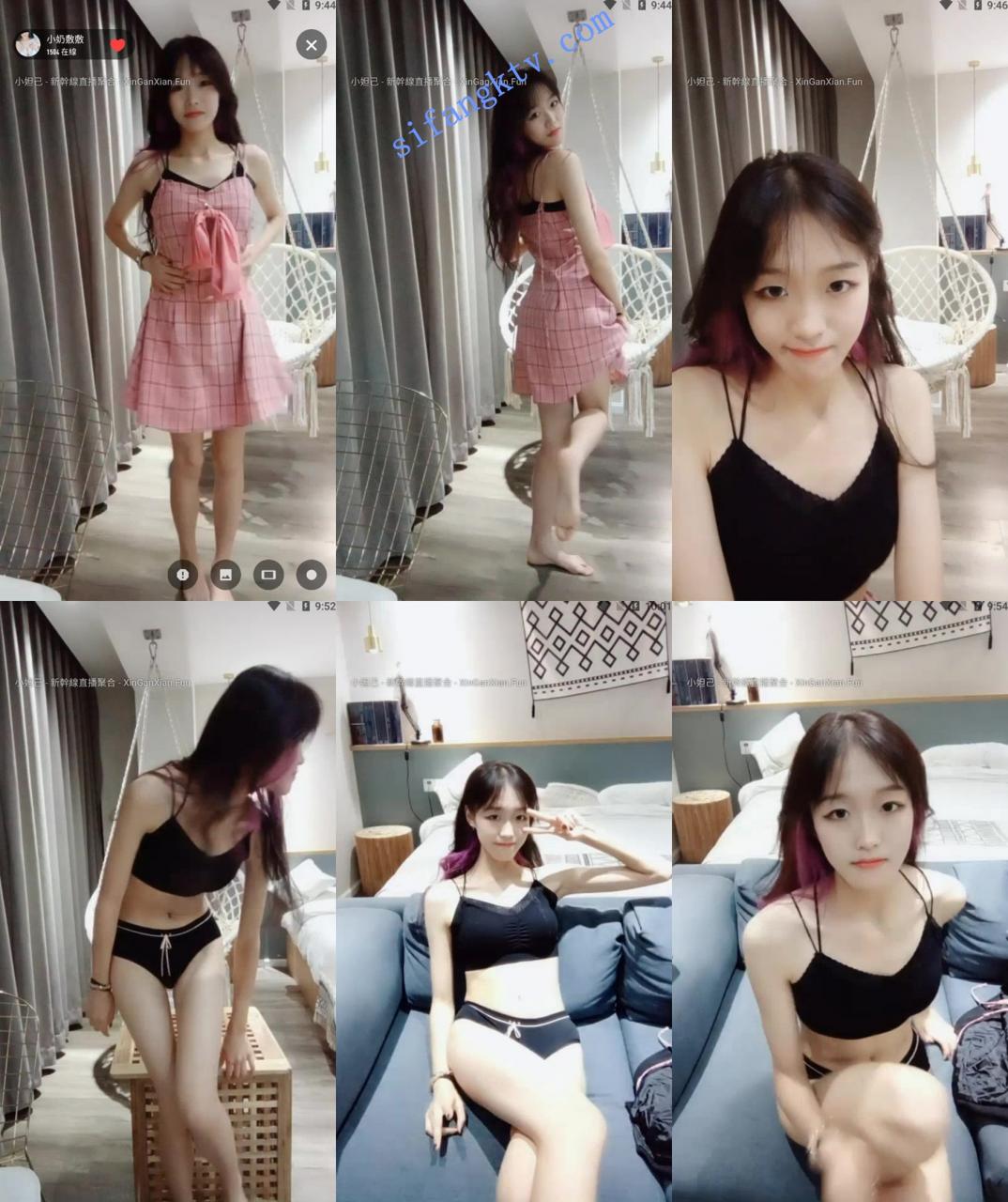 小奶敷敷 00后飞机场骨感美少女,收费房全裸掰开小穴 图 02