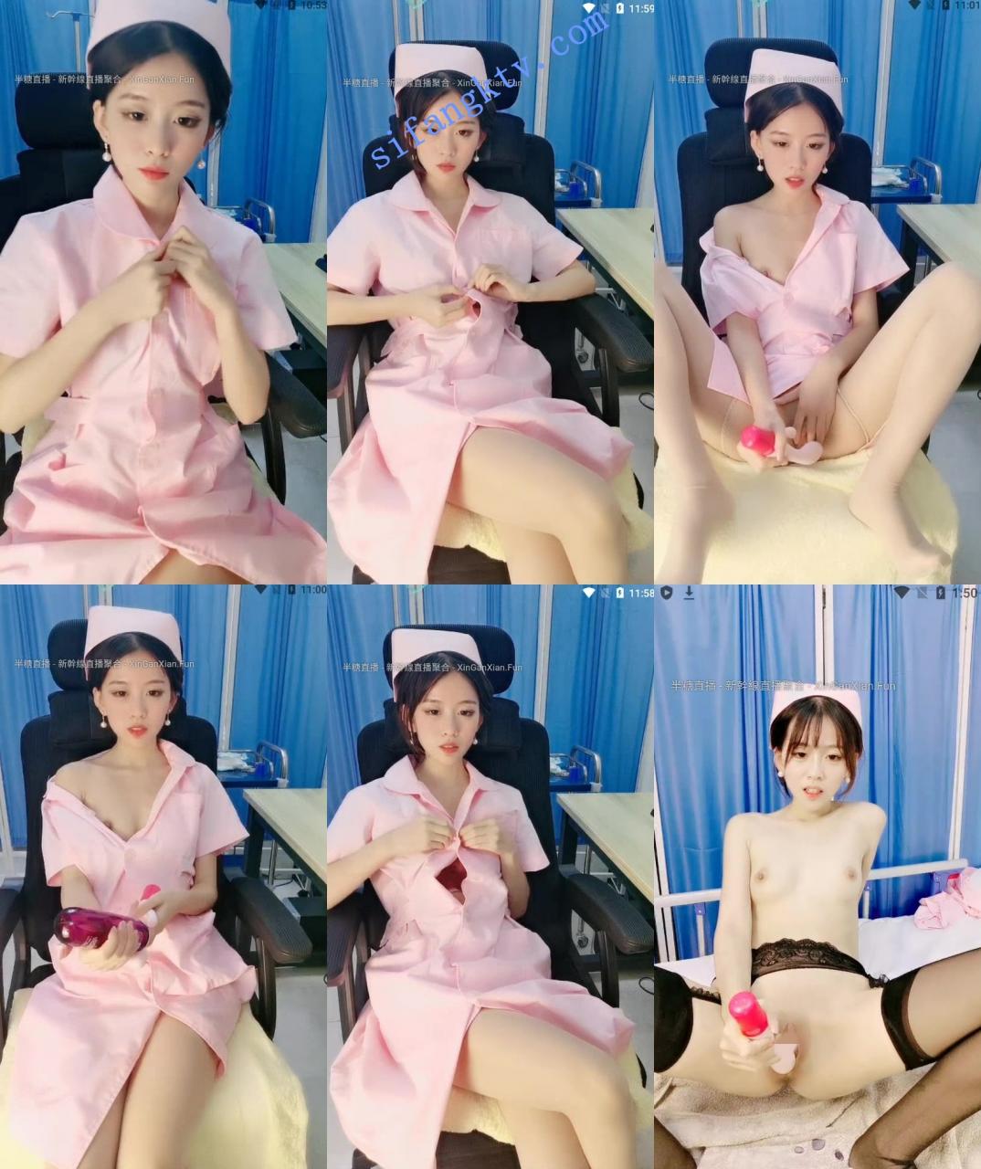 小护士值班 女护士在病房里啪啪,道具自慰,相当刺激 图 01