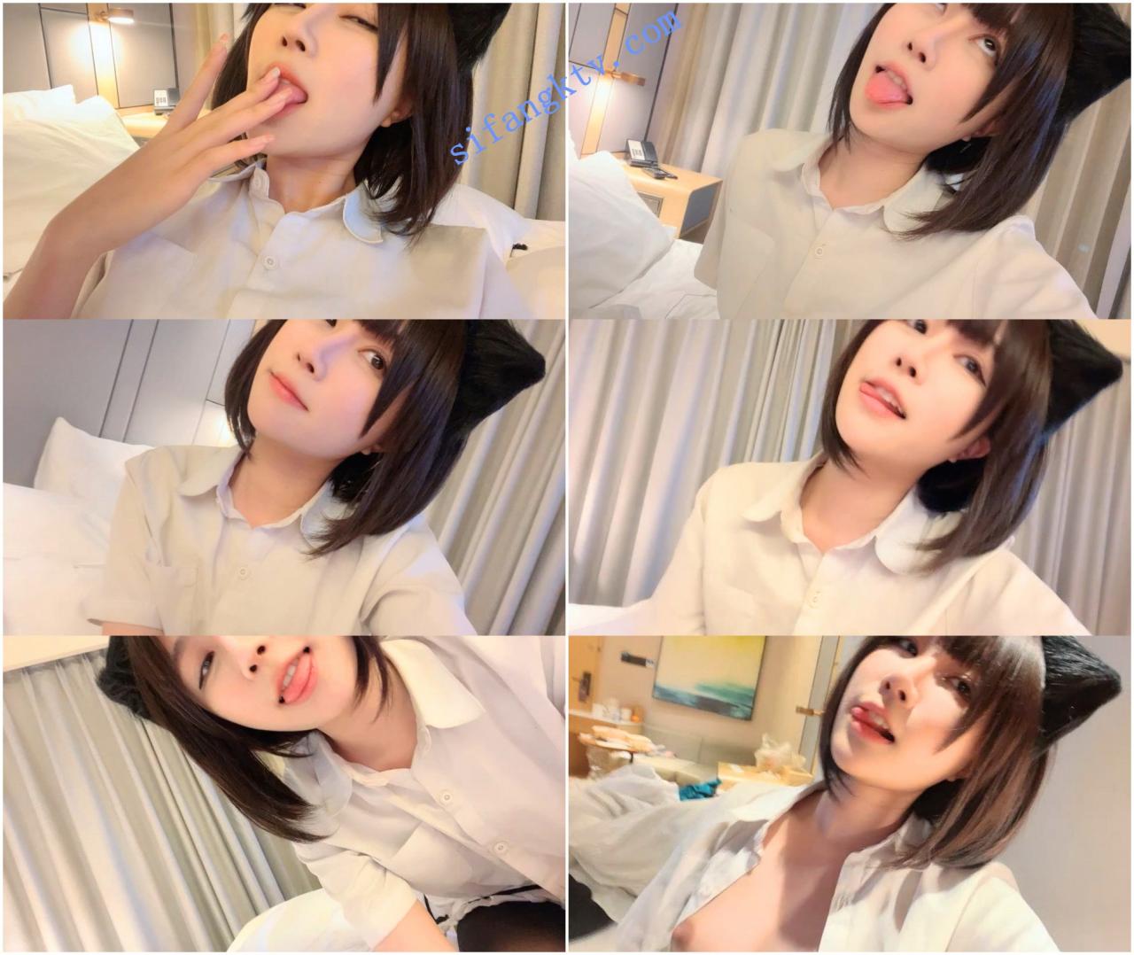 ₩ 白白白羊 1/19两天全集18岁稚气美女娇小身材收费房 图 05