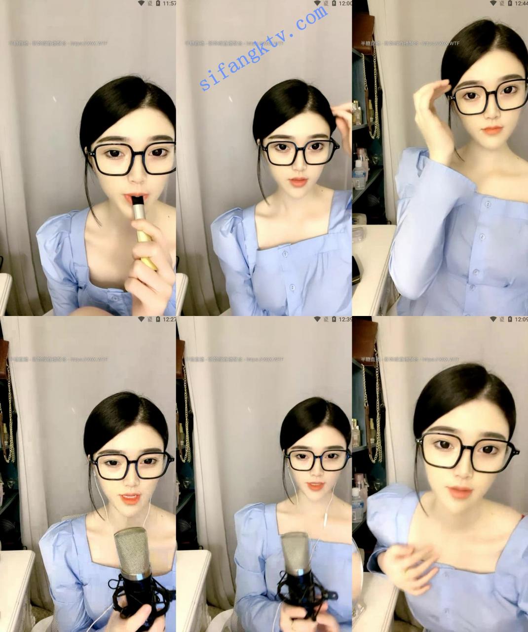 重磅出击~ 苏苏Lucy 带眼镜拿着麦克风,瞬间秒杀一切主播 图 02