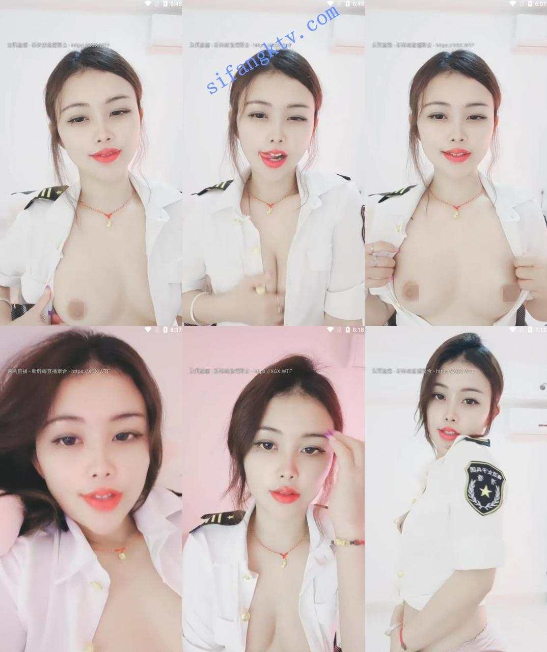 女警制服!! 是水水 气质女神,真实赏心悦目露奶露逼 图 05