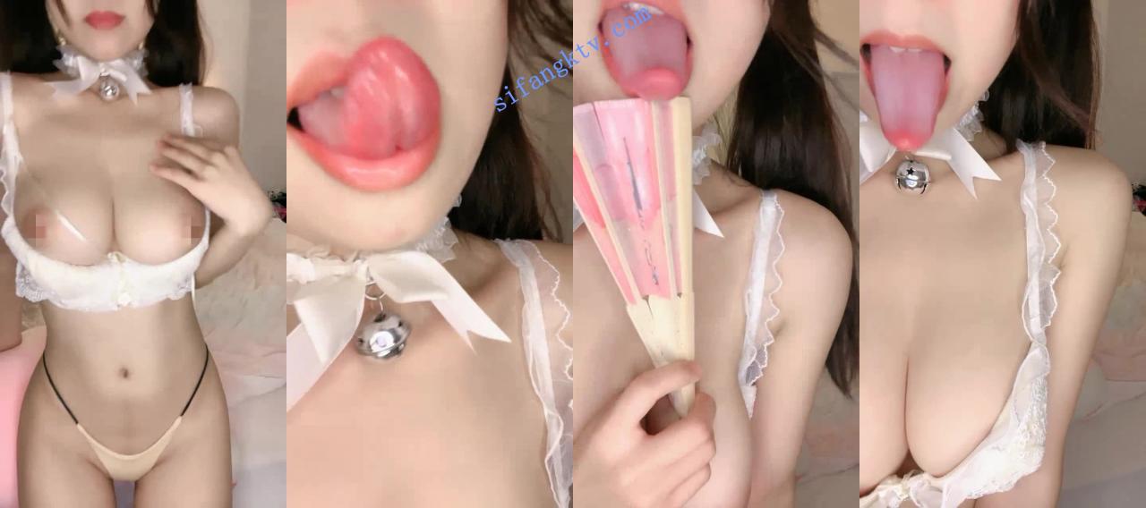 纯天然水滴大奶萝莉 小兔崽汁 掰逼的时候不小心露脸了! 图 01