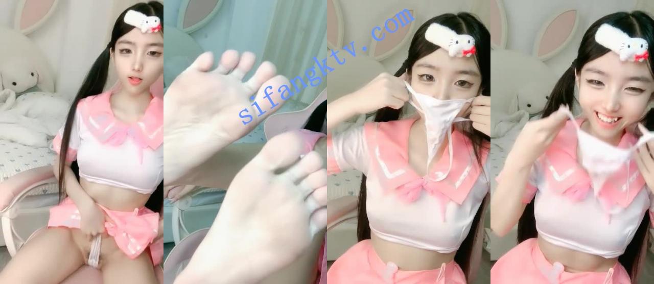 ⚡好色小萝莉 想哥哥 内裤当口罩~奶子比爱心~JK制服诱惑~ 图 03
