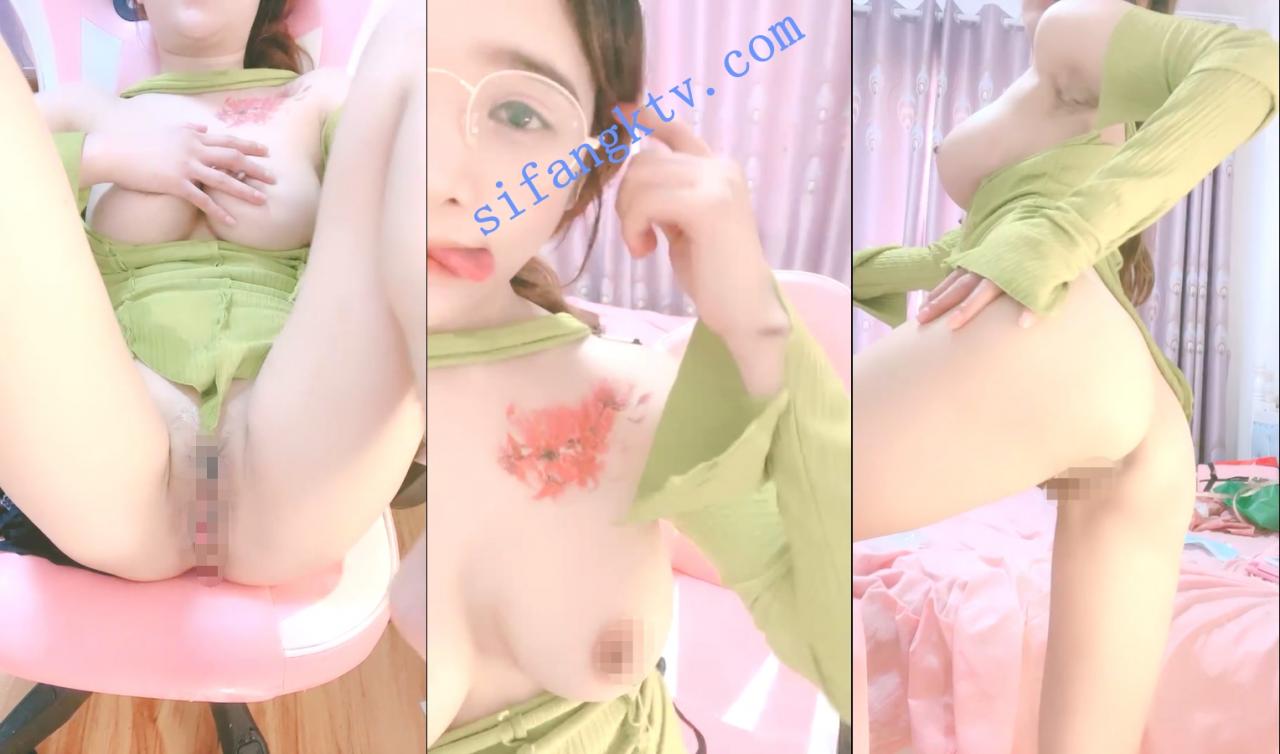 ⚓ 草莓萝莉酱 十个眼镜九个骚~坚挺大奶拉珠肛塞爆菊! 图 06