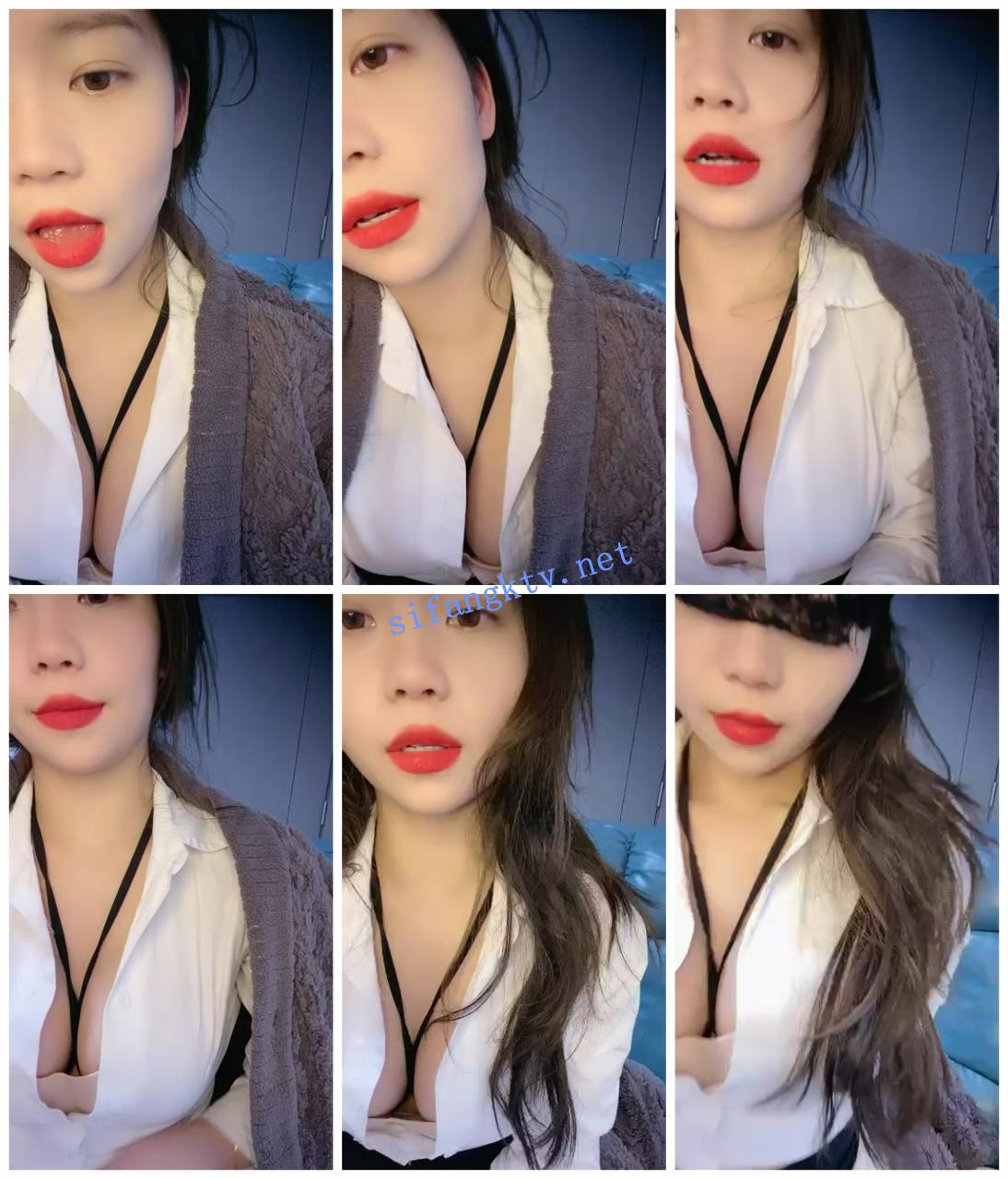 推荐~ 哇塞㜷䥸 蒙眼美女开档黑丝自慰合集,人美胸很大 图 01