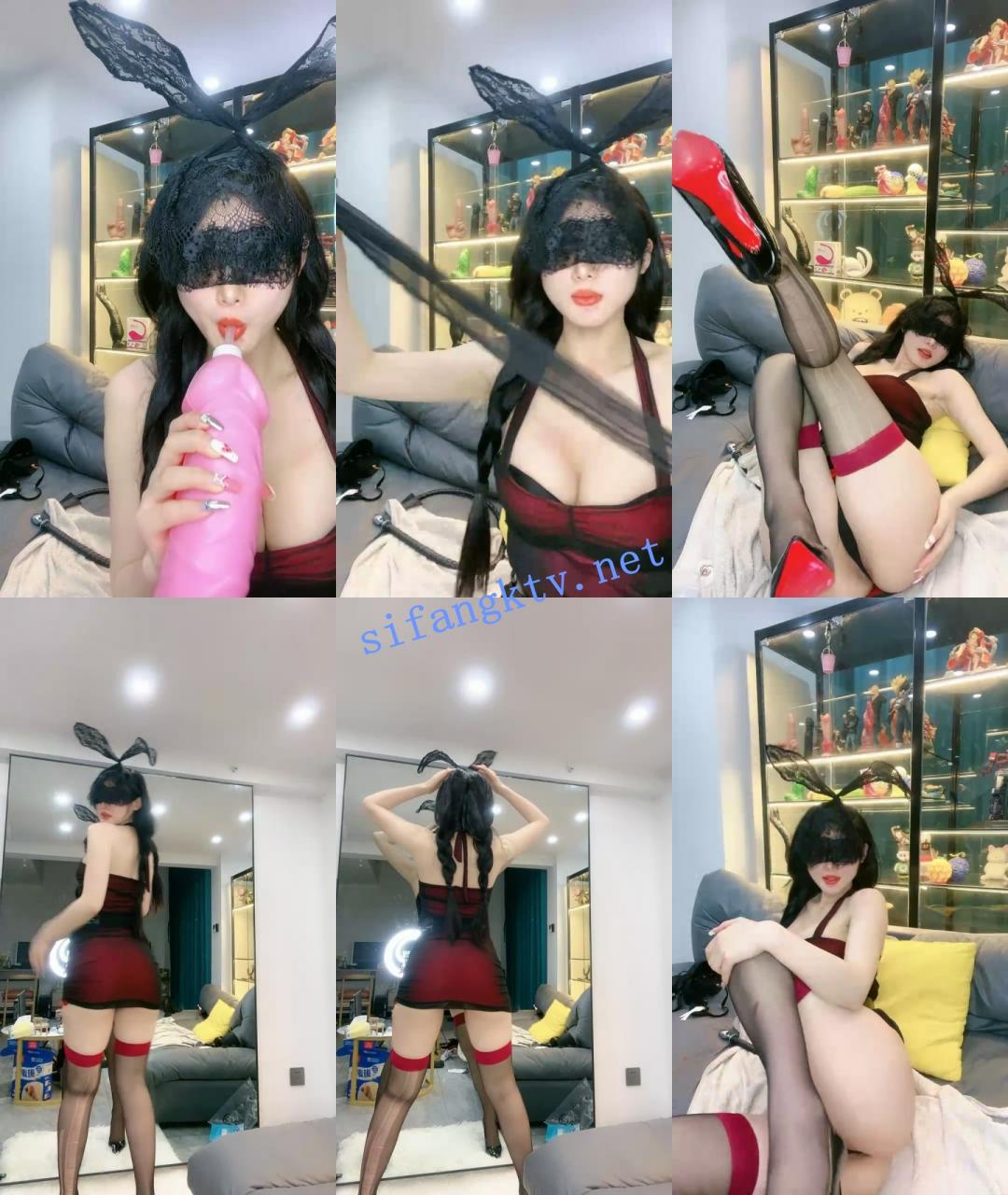 ☸☸蜜桃臀女神 哔婢女卡 黑丝诱惑~道具自慰喷水流白浆 图 01