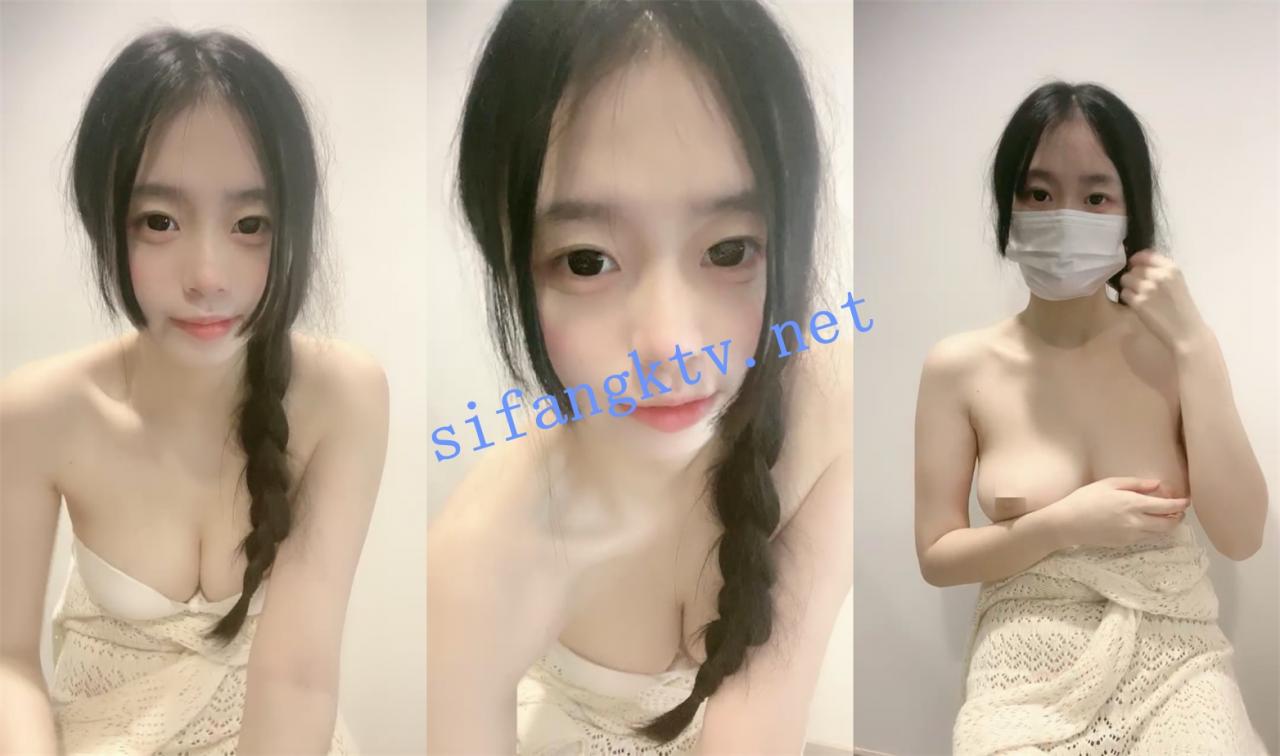 美胸萝莉~肌肤吹弹可破 菠萝果酱 风格大变 大方秀奶扣逼 图 01