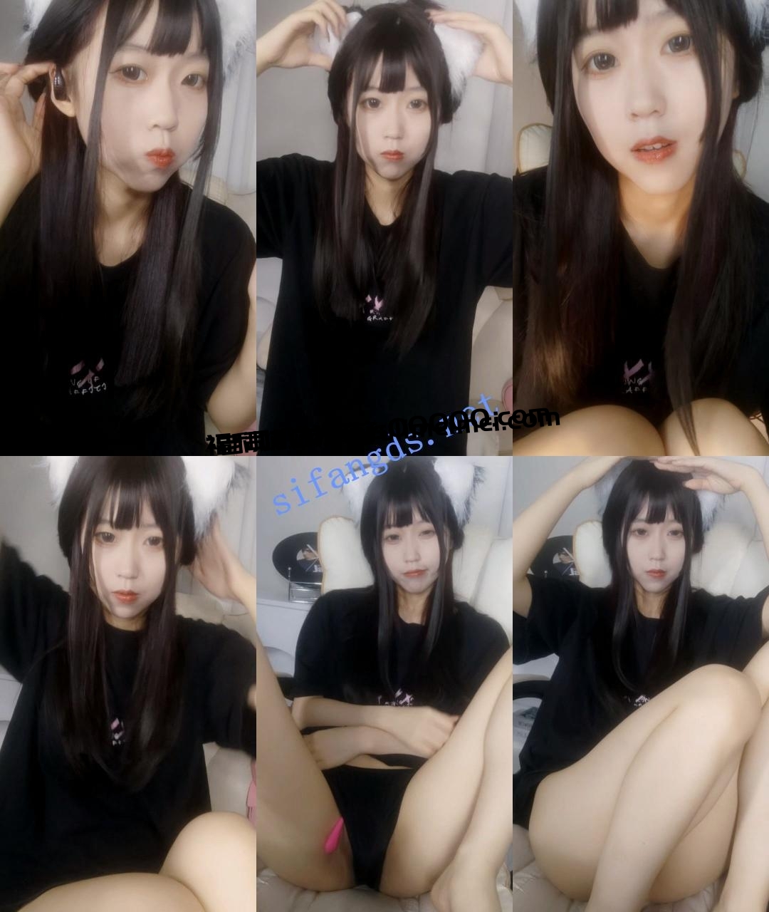 ♆ 萝莉小羊 舞蹈女神! 汉服扇子裸舞一字马~道具自慰~! 图 07