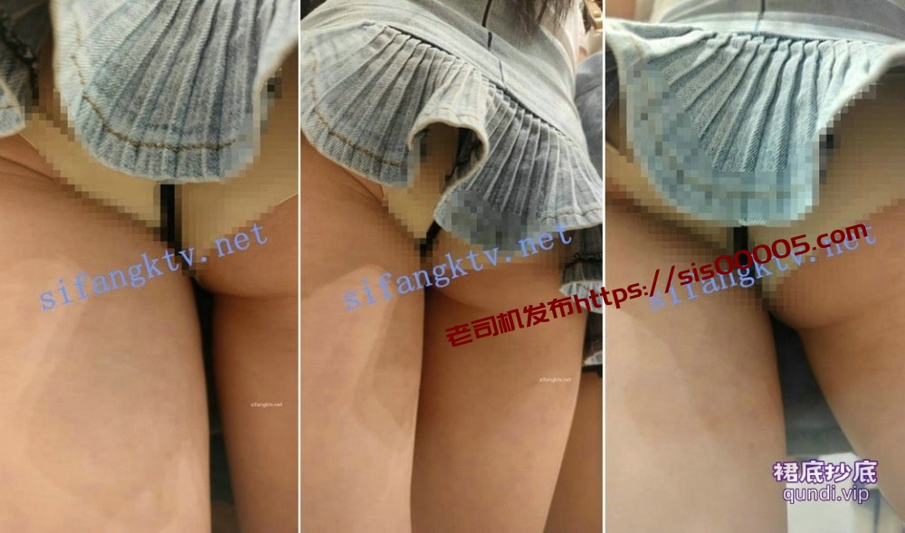 【XLBCD】022清纯美丽女大学生超短裙，黄色内内【571M】