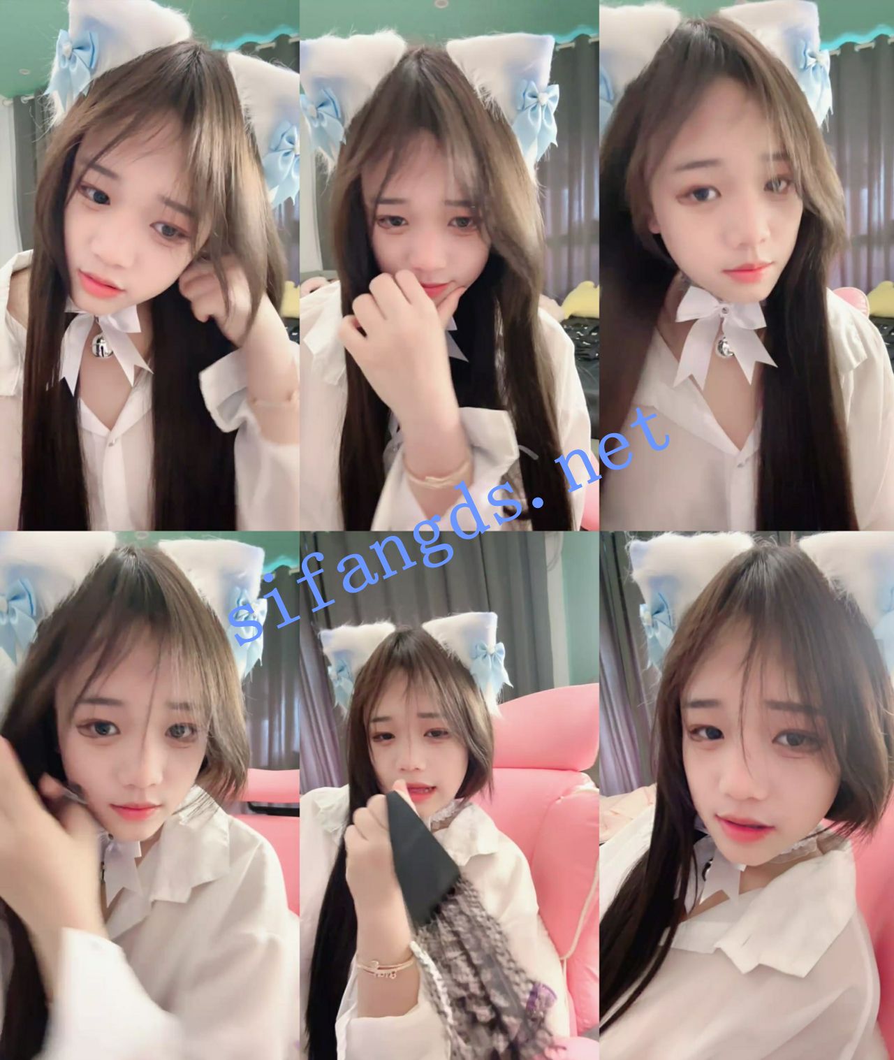 巨乳学妹!~ 骚狐狸精 全裸骚舞上帝视角天然美鲍一线天~ 图 02