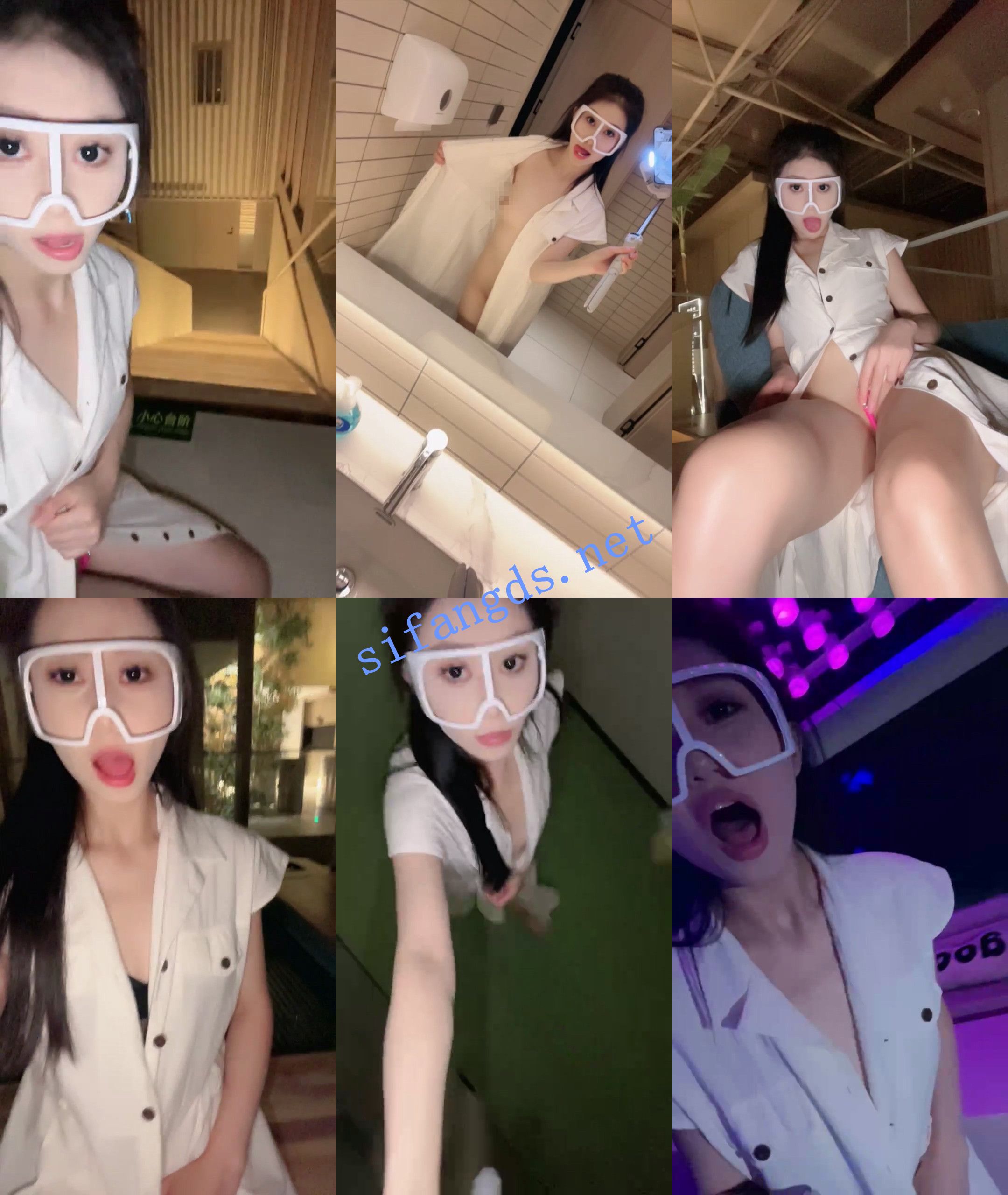 ♆ 喷泉女皇大人 闷骚御姐~丝袜高跟~小区露出自慰~喷水! 图 08