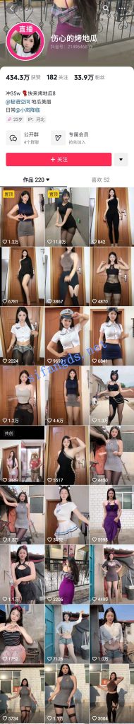 抖音 伤心的烤地瓜 33万粉 巨乳 半裸裸舞 情趣内衣反差【23V】【135M】