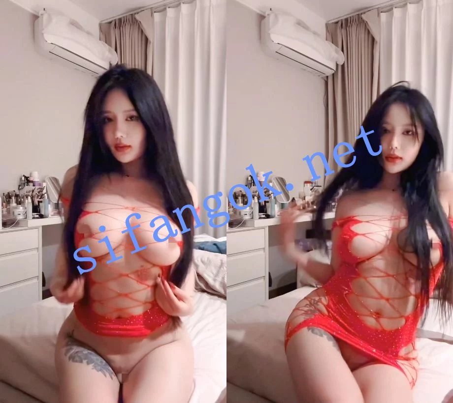 依阳baby万元定制第二期:红色网衣全漏道具自慰完整无码版 图 01