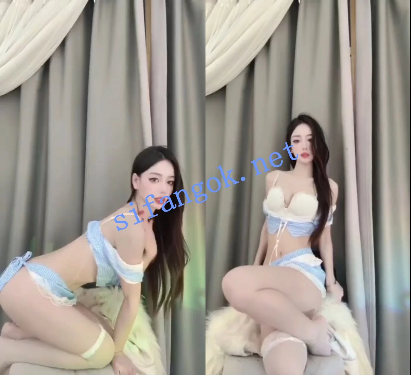 抖音 御恩 长腿御姐 情趣内衣骚舞 自慰定制 图 02
