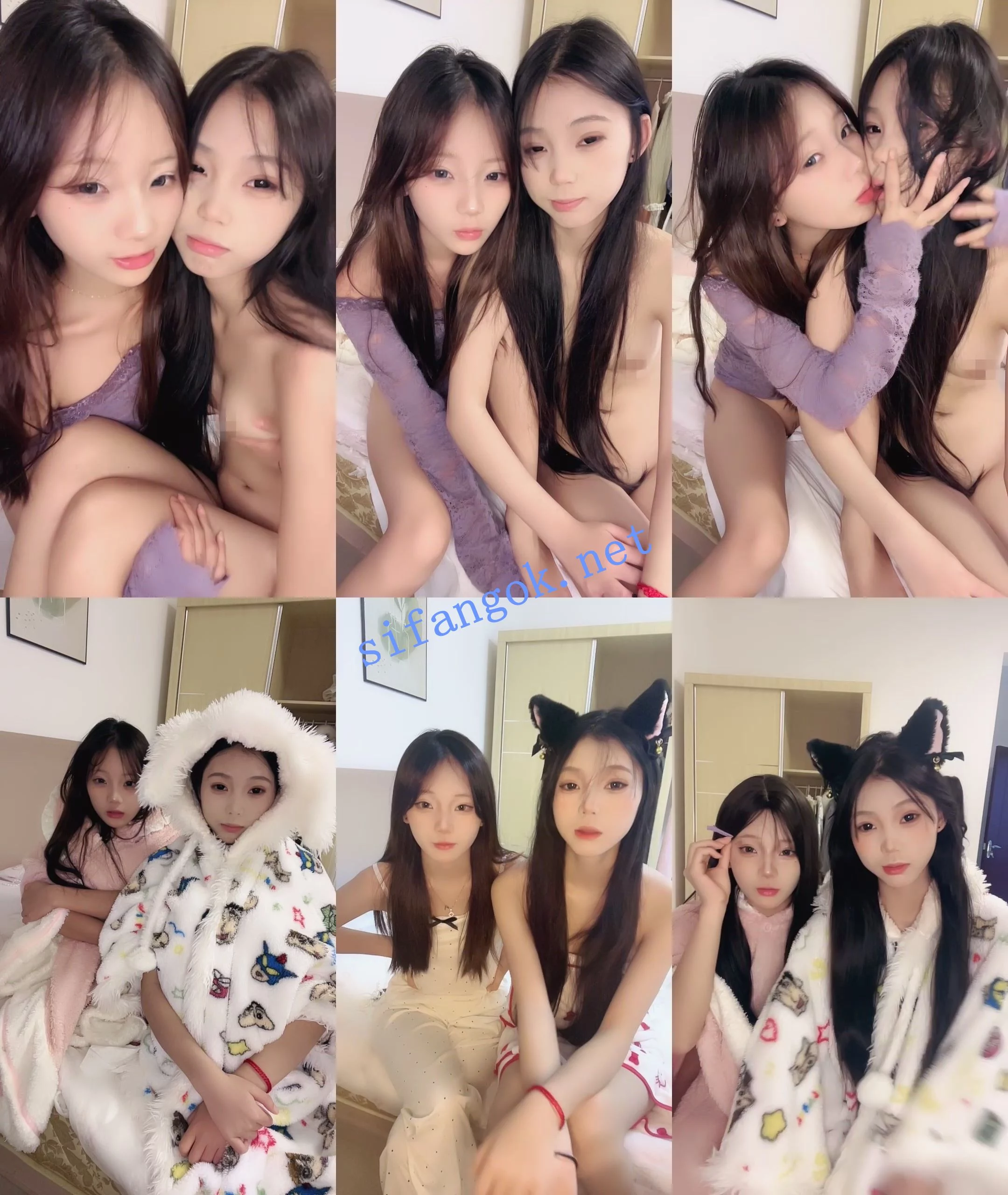 ☑️核弹!极品双校花~ ~ 06极品姐妹 道具互插~爽~! 图 01
