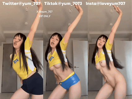 推特小美女 yum707玉米 世界杯主题-5 韩舞 别晃了晕奶 图 02
