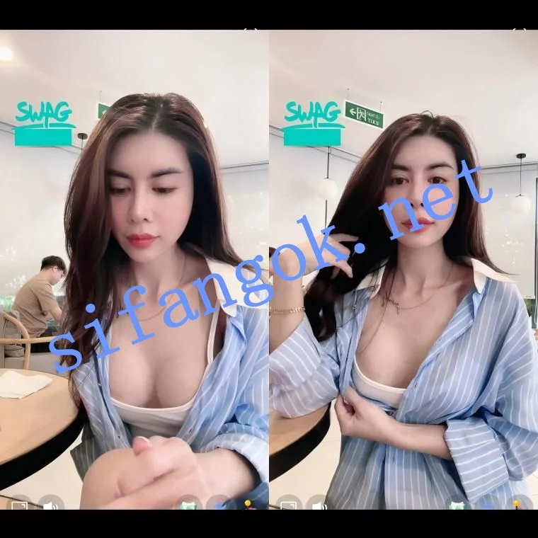 SWAG开票大秀 混血白虎 琳达 咖啡店真空厕所高潮喷水 图 02