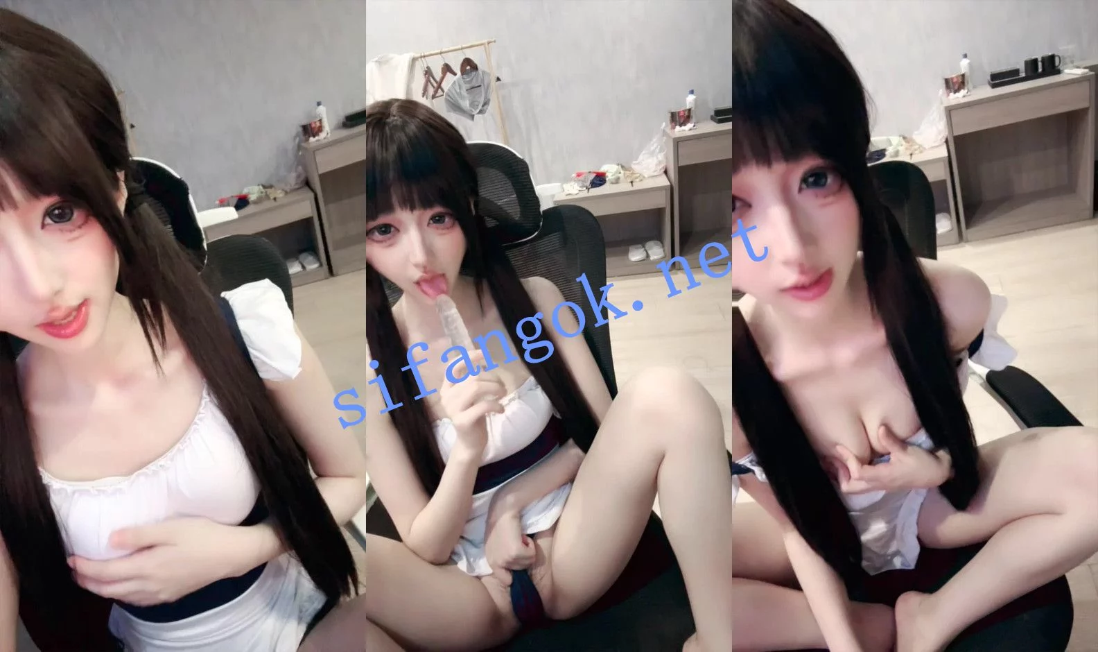 ⚡ 核弹! 08萝萝 18岁小母狗自慰吃鸡啪啪毒龙舔脚~ 图 01