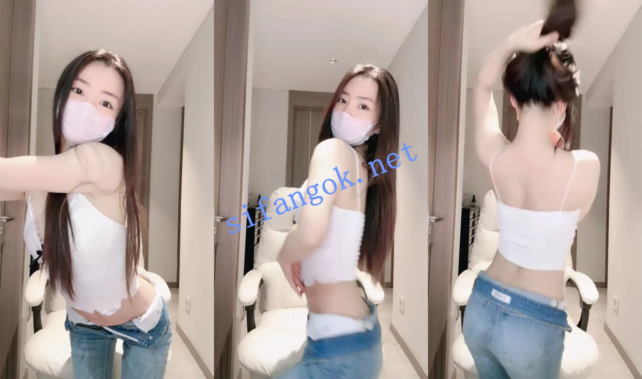$舞蹈系女神! 浅浅 雪白细腻 长腿翘臀 骚舞 道具自慰~ 图 01