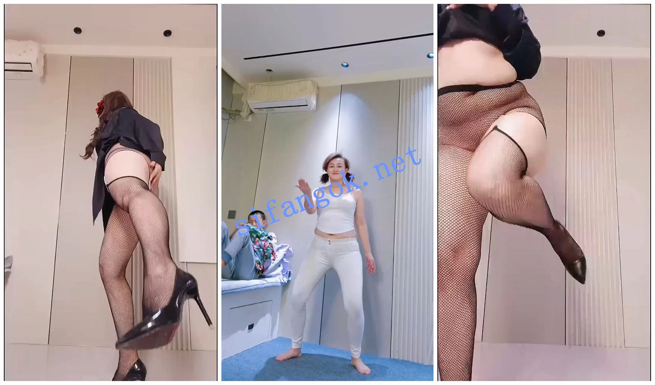 快手福利 肥臀熟女 巧儿玲玲 骚舞裸舞道具自慰 图 04