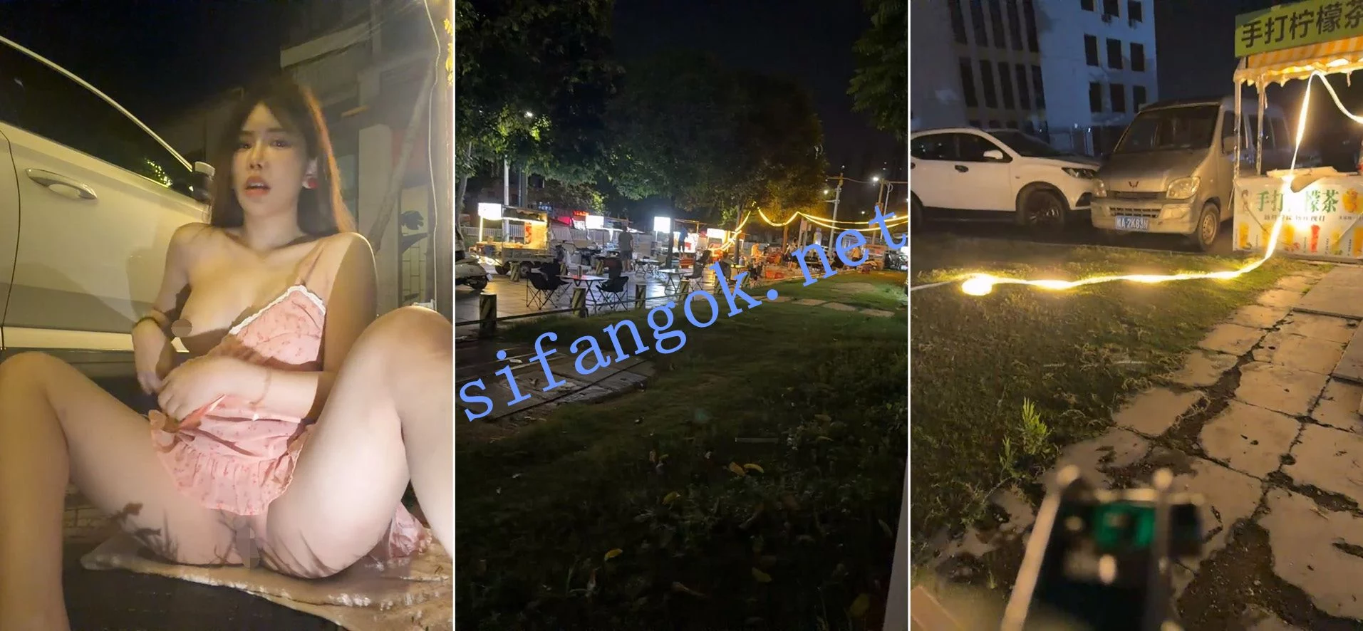 ❤️ST-1308 超炸裂!Selenaaaaa户外~小卖部前+夜市+单元楼下 图 06