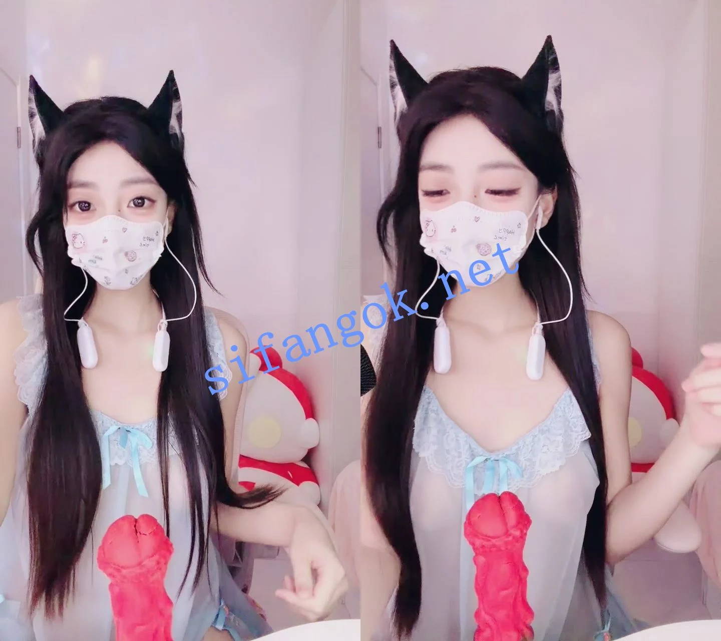 主播!! 【懒懒的你 】狐狸耳朵的小仙女,光秃秃馒头2 图 01