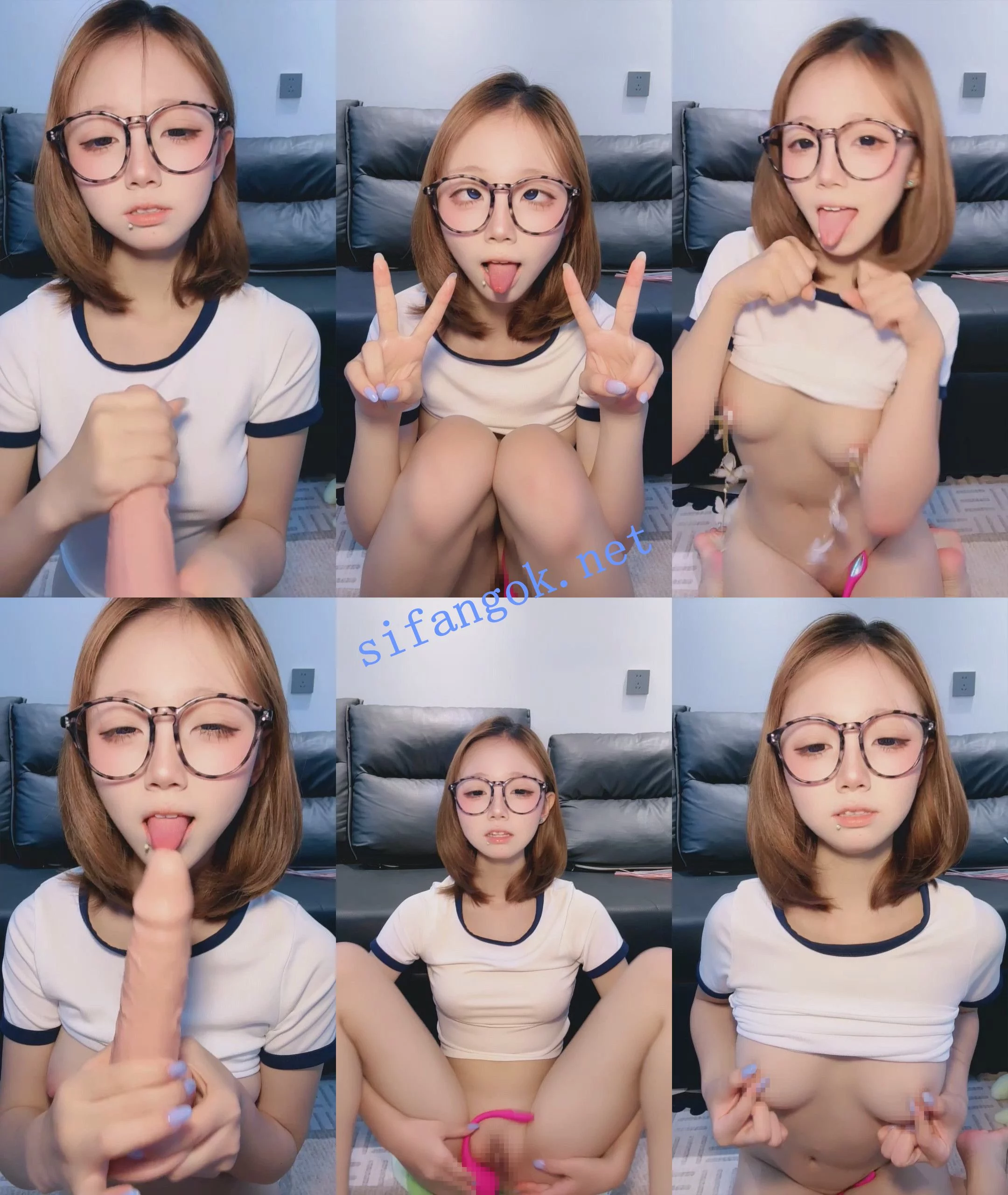 ♆ 烧狄酱 清纯女大 !超反差~道具自慰~翻白眼~爽到喷水! 图 03
