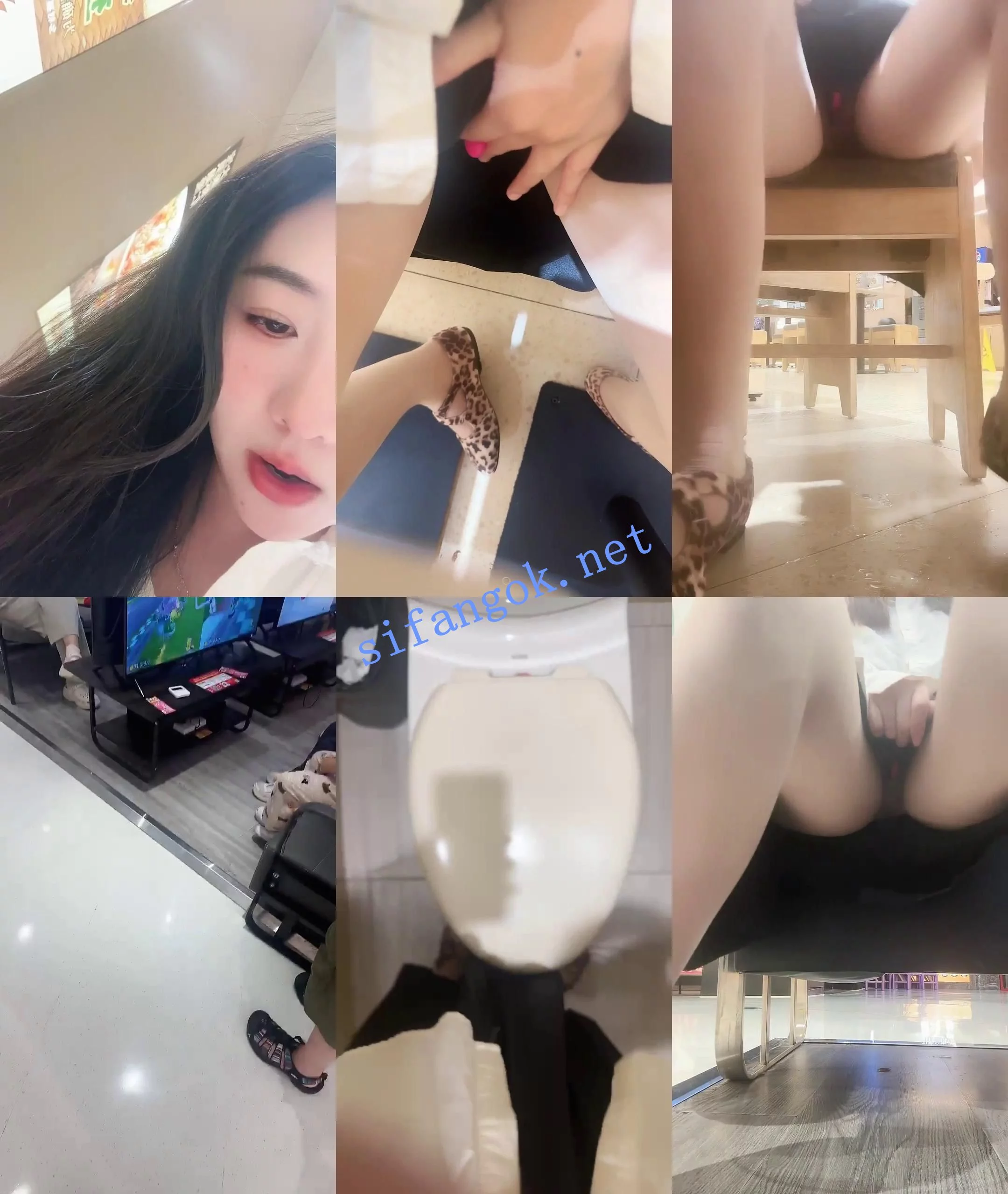 ♈户外 野菜呀 美女骑车塞跳蛋~路边.商场.卫生间~潮喷~ 图 03