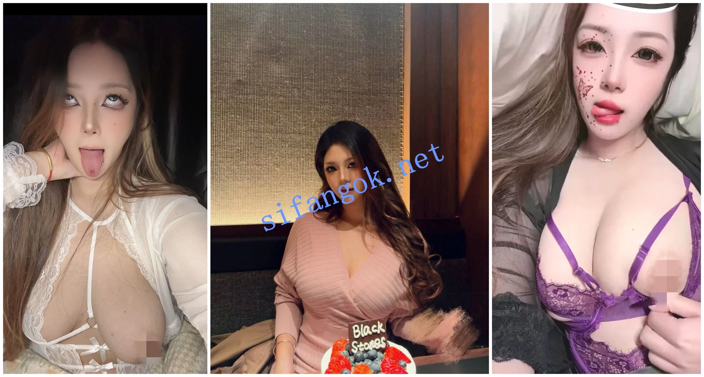 抖音福利 巨乳反差妹子 小琳 翻白眼吐舌崩坏骚表情 图 02